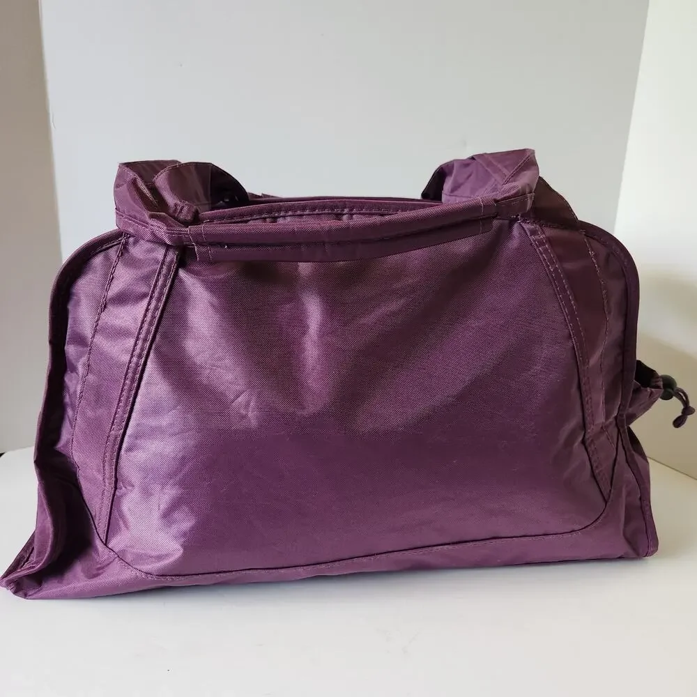 Gemline Purple Gym Duffel Bag Overnight Weekender Travel Carry On Tote Bag